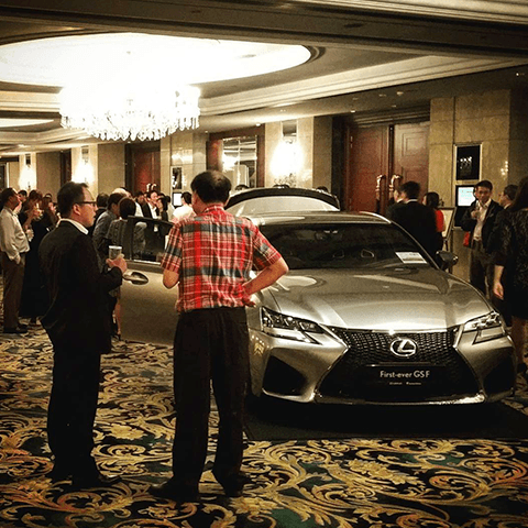 Dining with Lexus LS, and F.